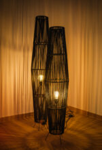 Twin Black Rope Floor Lamps (Set of 2) - Image 5