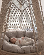Hanging Macramé Nest Chair - Image 8