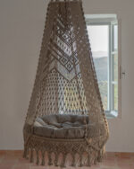 Hanging Macramé Nest Chair - Image 5