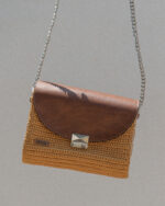 Cocoa Wood Luxe Crossbody