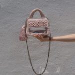 Pink bag with tassels