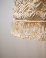 Boho Macramé Hanging Flower Shade - Image 4