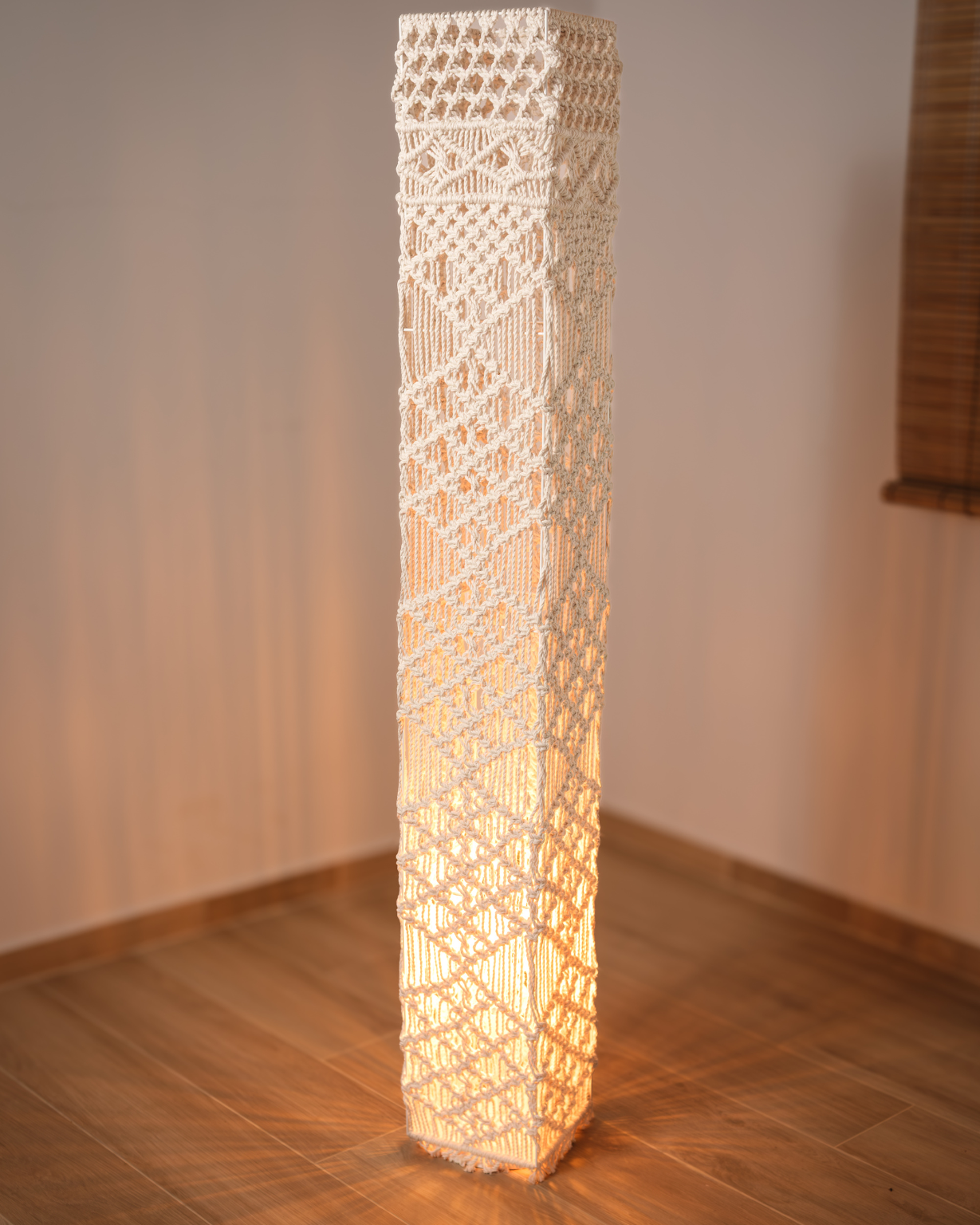 15 LumiWeave Boho Floor Lamp - Image 1