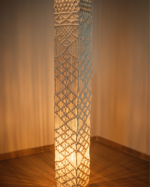 LumiWeave Boho Floor Lamp - Image 2