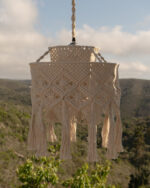 Boho Macramé Hanging Lantern Shade - Image 5