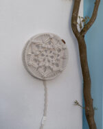 MoonWeave Macramé Wall Light - Image 2