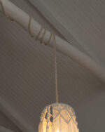 Handmade Macramé Ceiling Pendant Light - Image 6